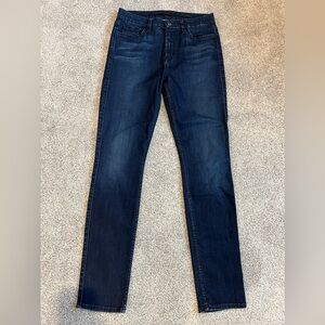 7 For All Mankind Dark Blue Skinny Jeans